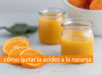 Cómo quitar la acidez a la naranja