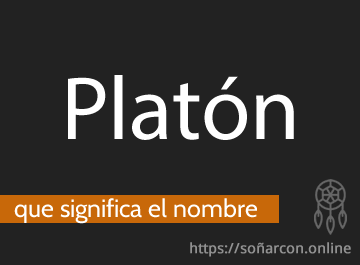 que significa el nombre platón