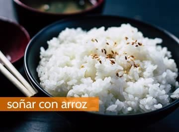 abundancia al soñar con arroz