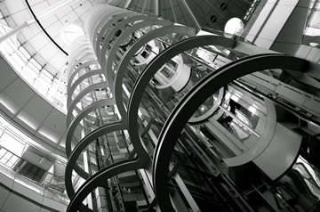 ascensor sin paredes