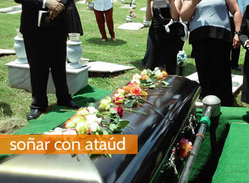 soñar con ataúd