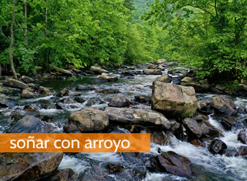 Soñar con un arroyo, un sueño de energías positivas