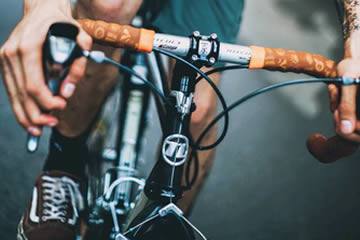 manejar bicicleta