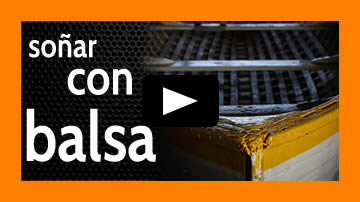 soñar con balsa