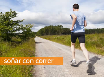 soñar con correr