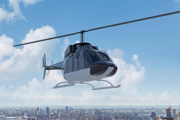 helicóptero blanco