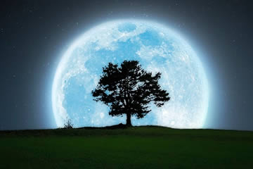 significado de soñar con la luna llena gigante
