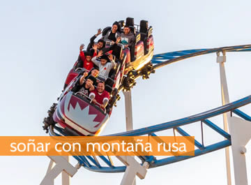 Soñar con montaña rusa