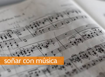 soñar con música