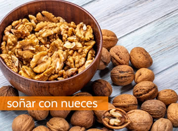 soñar con nueces