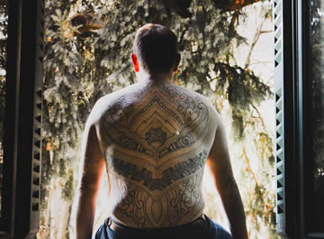 tatuaje en la espalda