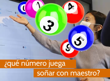 que numero juega soñar con maestro