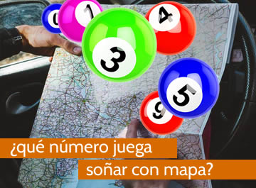 que numero juega soñar con mapa