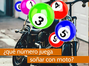 que numero juega soñar con moto