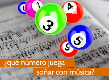 que numero juega soñar con música