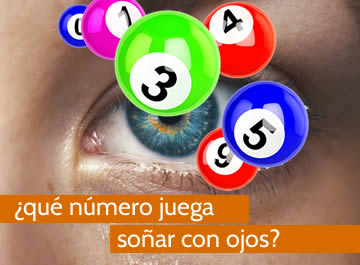 que numero juega soñar con ojos