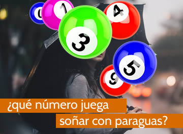 que numero juega soñar con paraguas