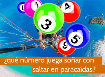 que numero juega soñar con saltar en paracaídas