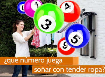 que numero juega soñar con tender ropa